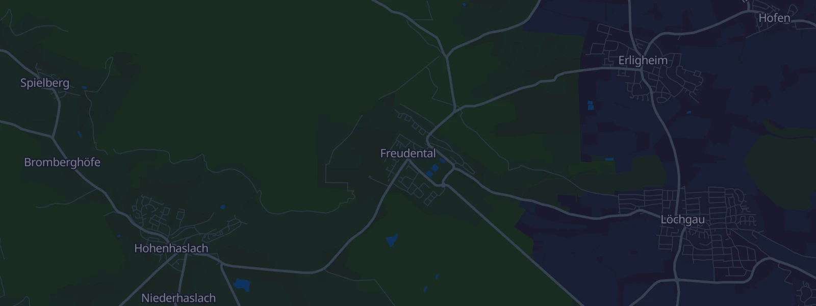 Karte von Freudental