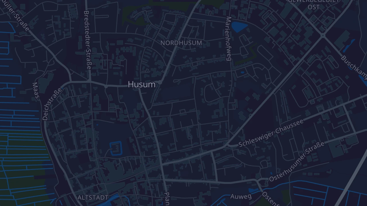 Karte von Husum
