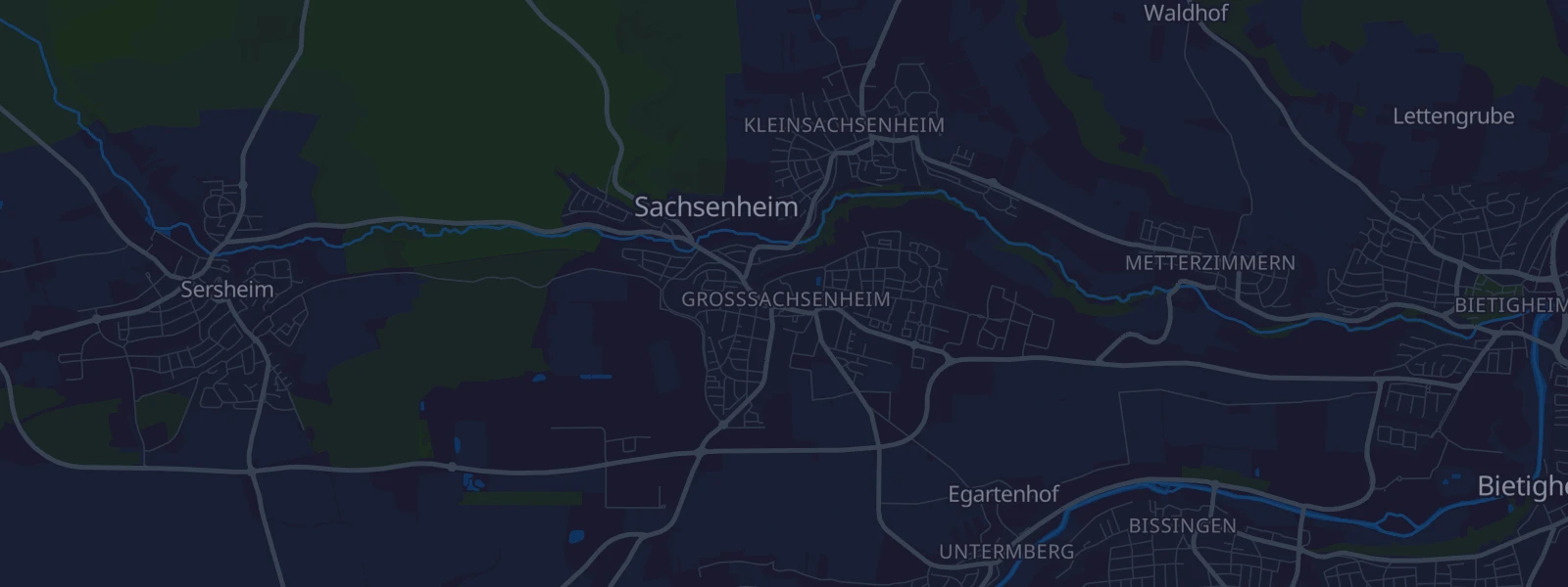 Karte von Sachsenheim