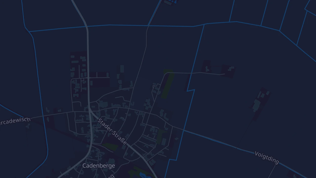 Karte von Cadenberge