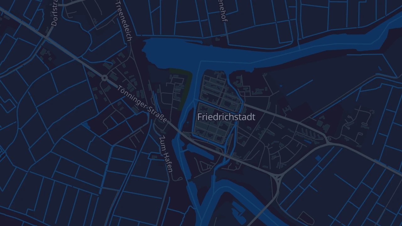 Karte von Friedrichstadt