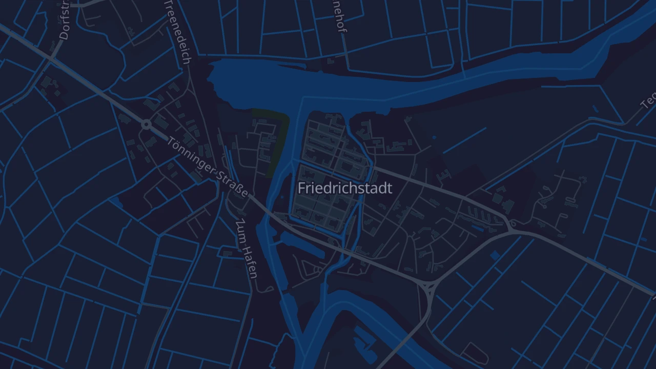 Karte von Friedrichstadt