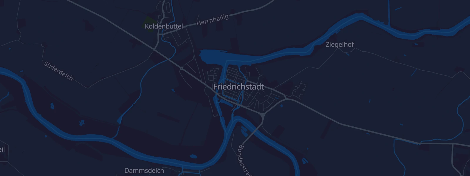 Karte von Friedrichstadt