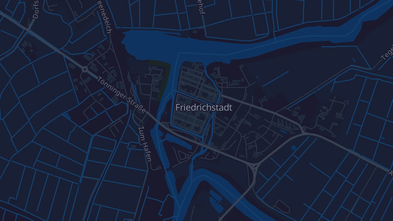Karte von Friedrichstadt