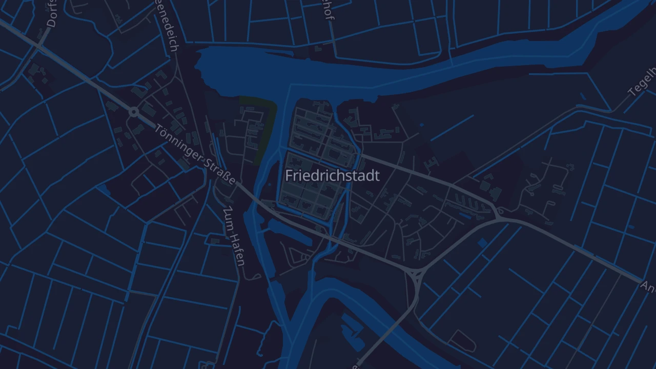 Karte von Friedrichstadt