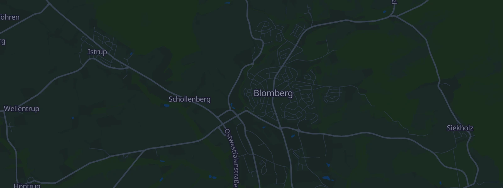 Karte von Blomberg