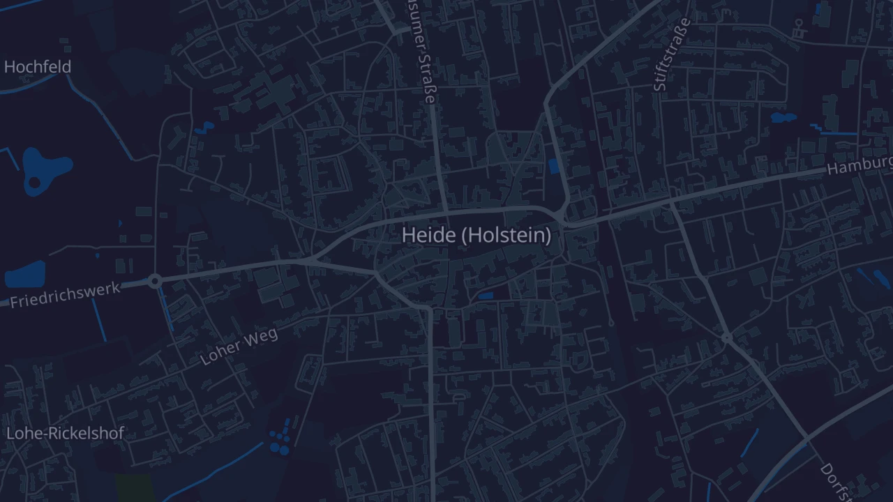 Karte von Heide