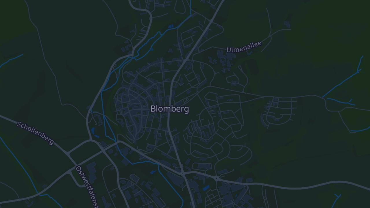 Karte von Blomberg