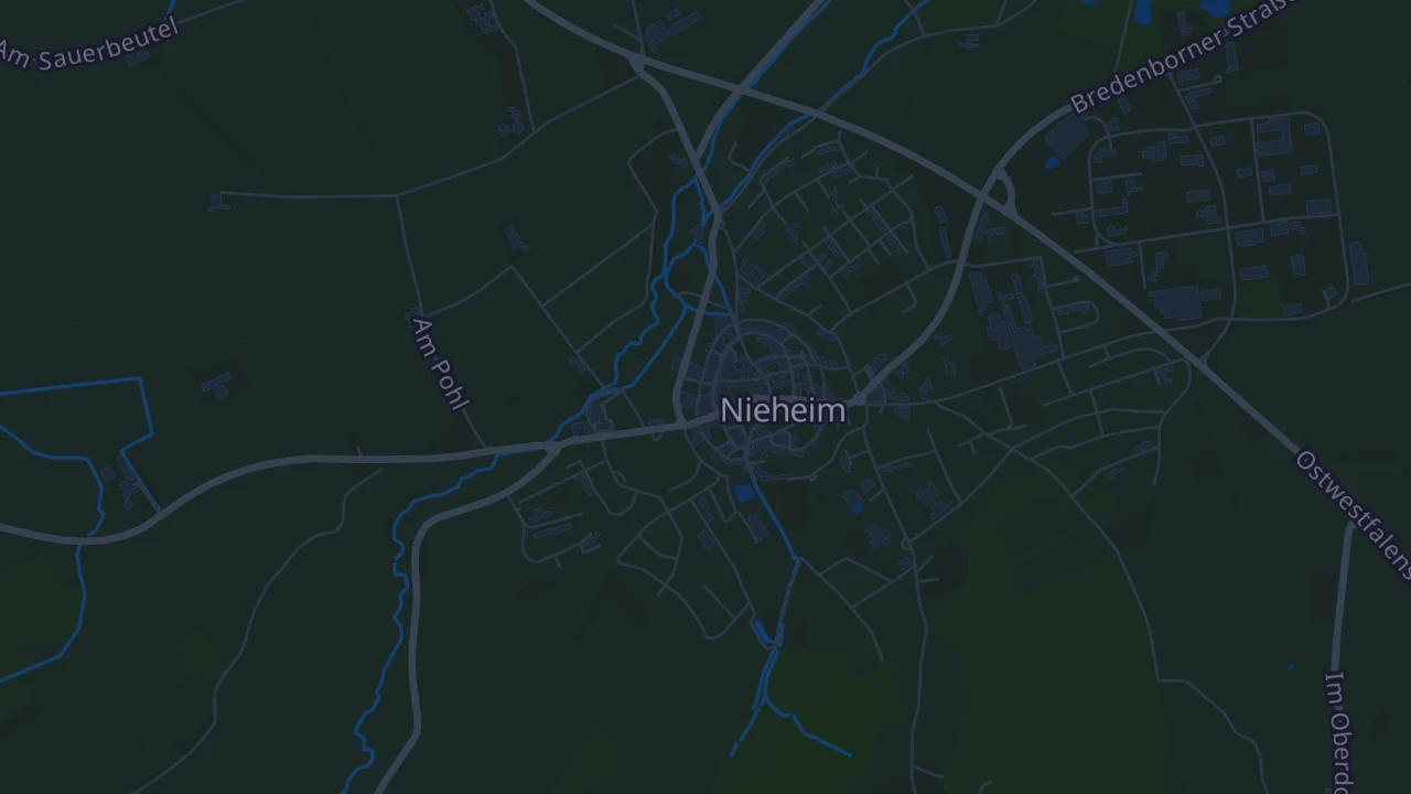 Karte von Nieheim