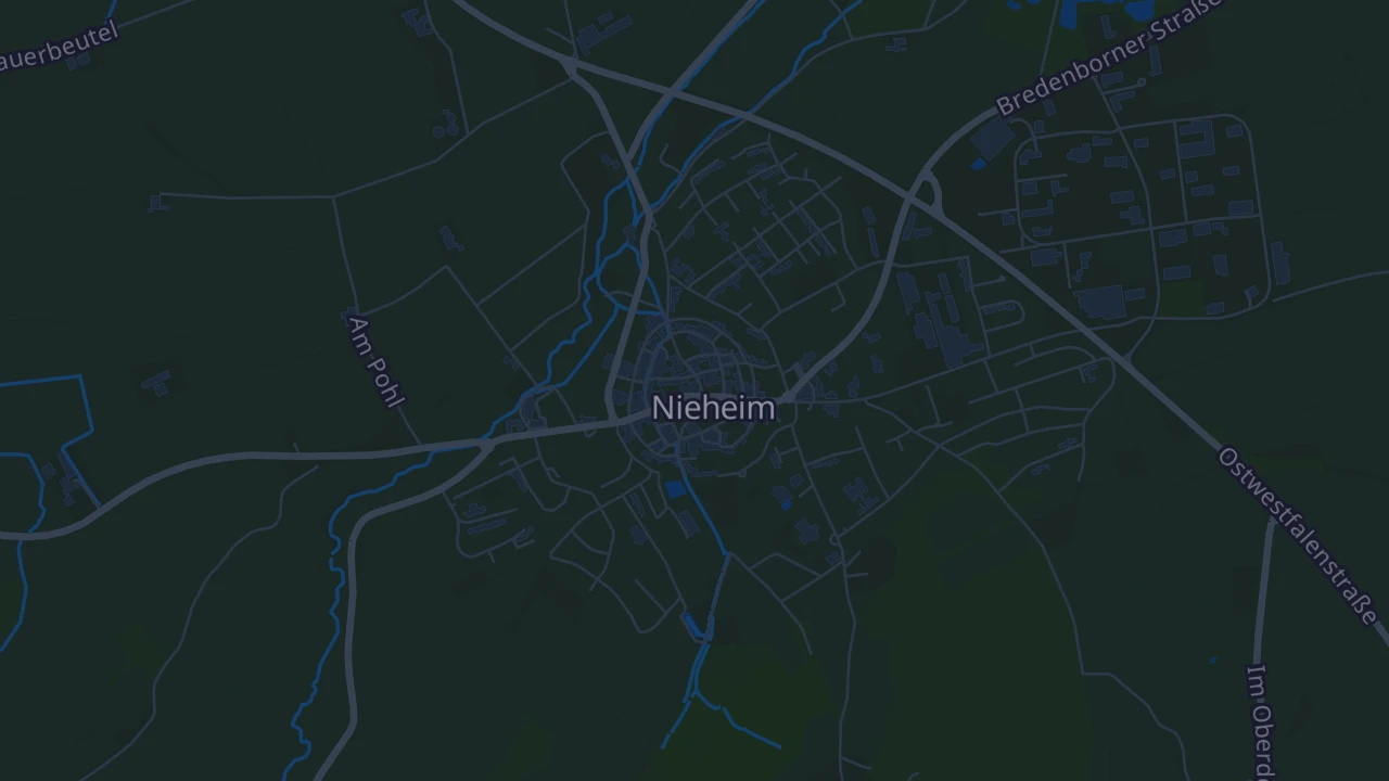Karte von Nieheim