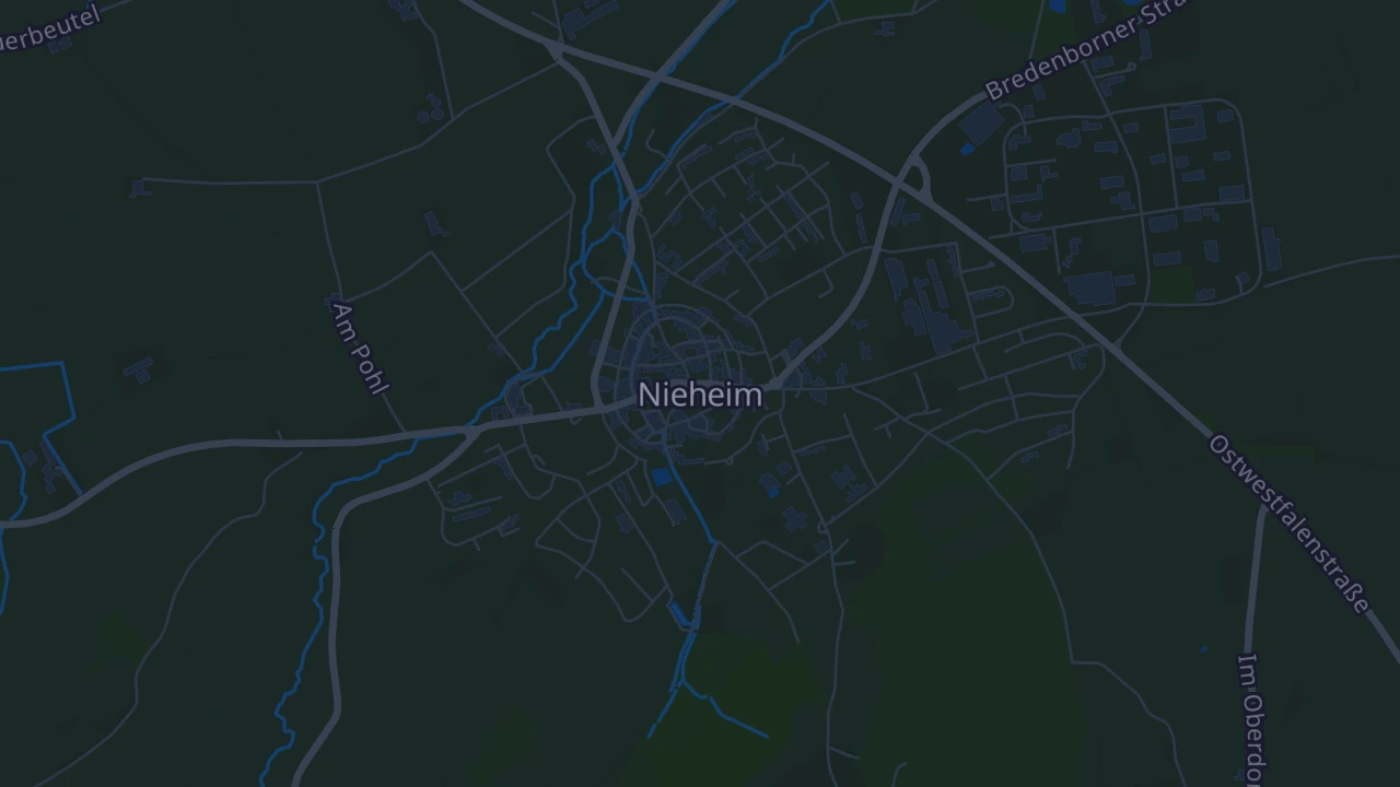 Karte von Nieheim