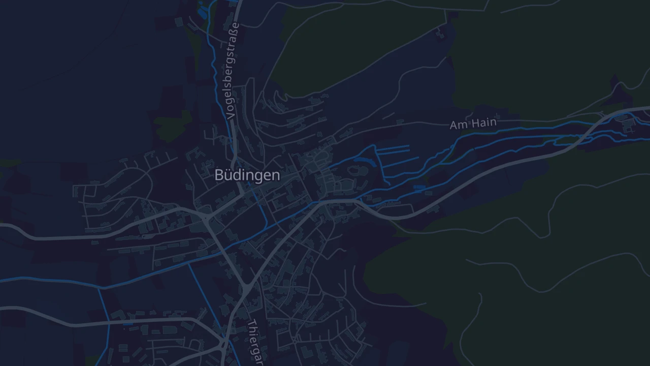Karte von Büdingen