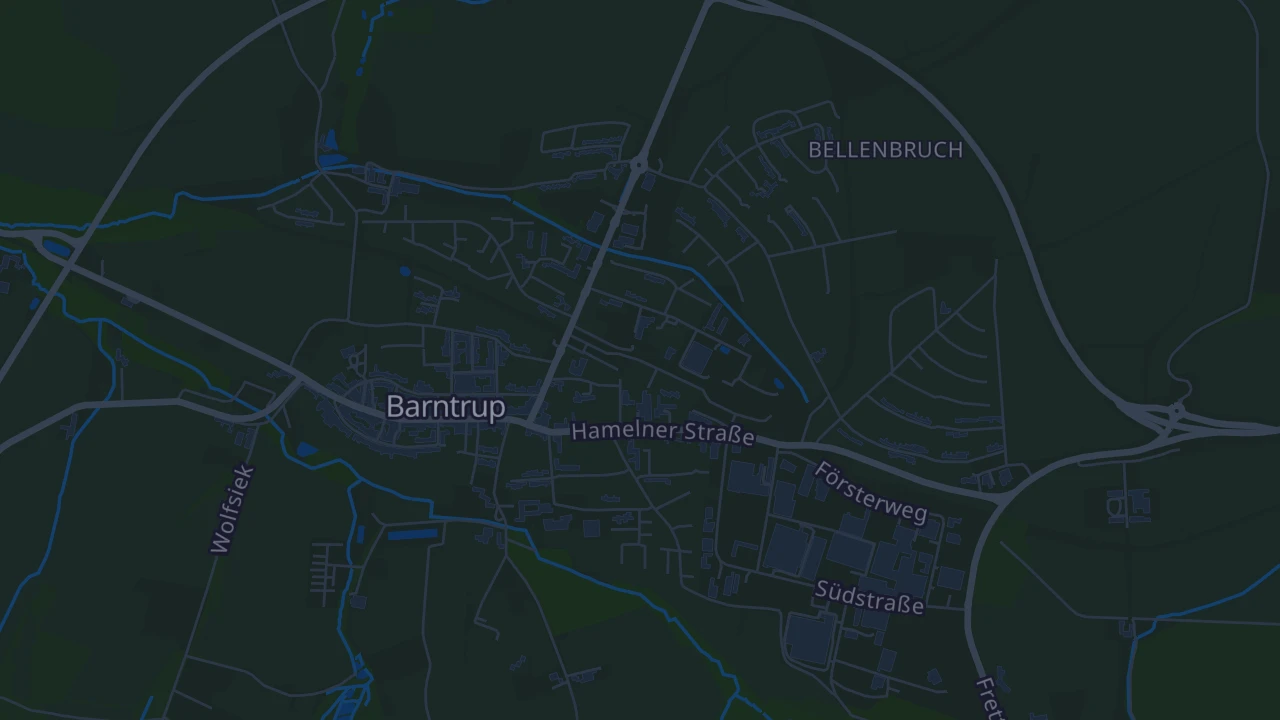 Karte von Barntrup