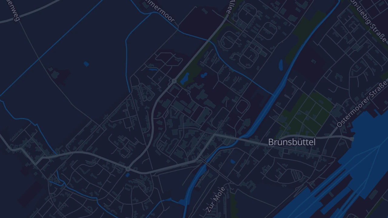 Karte von Brunsbüttel