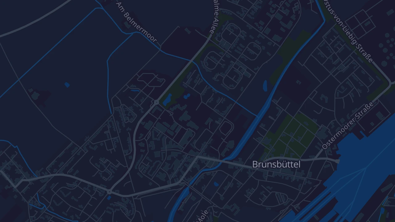 Karte von Brunsbüttel