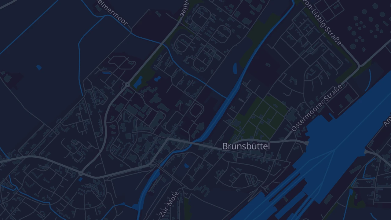 Karte von Brunsbüttel