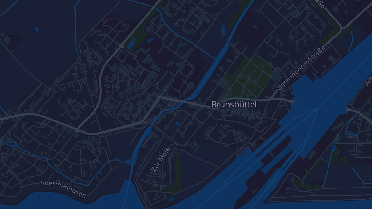 Karte von Brunsbüttel