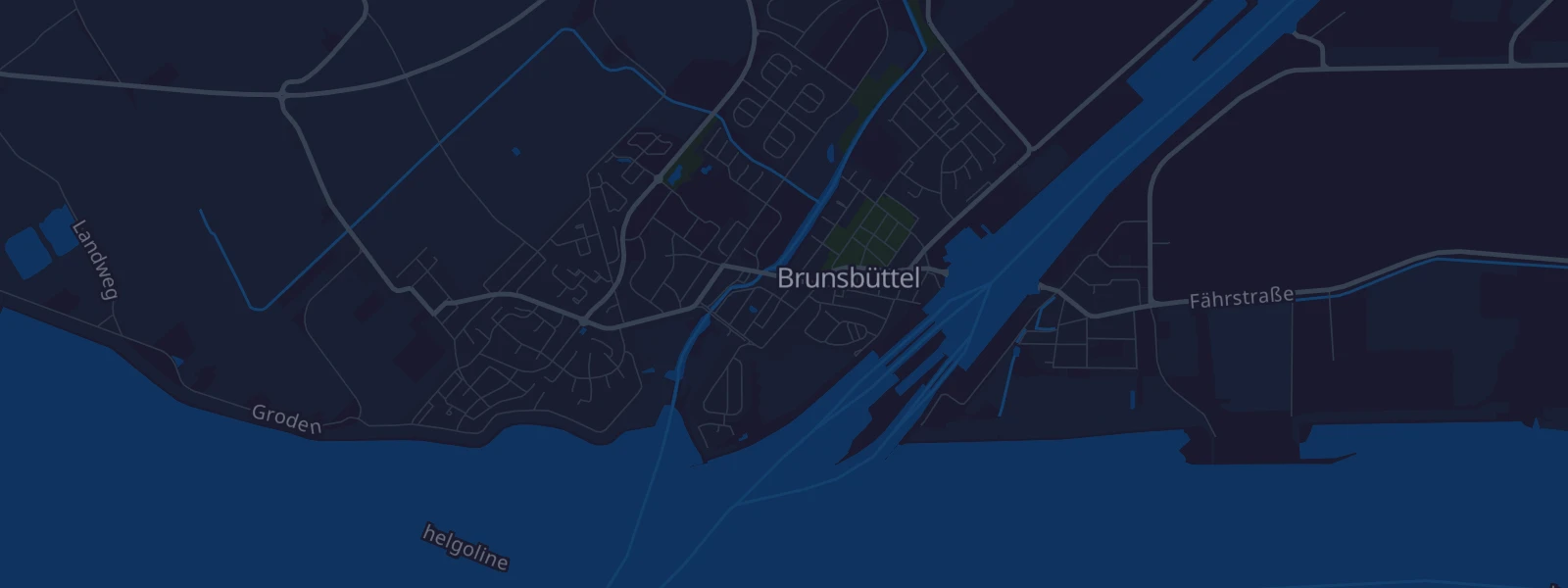 Karte von Brunsbüttel