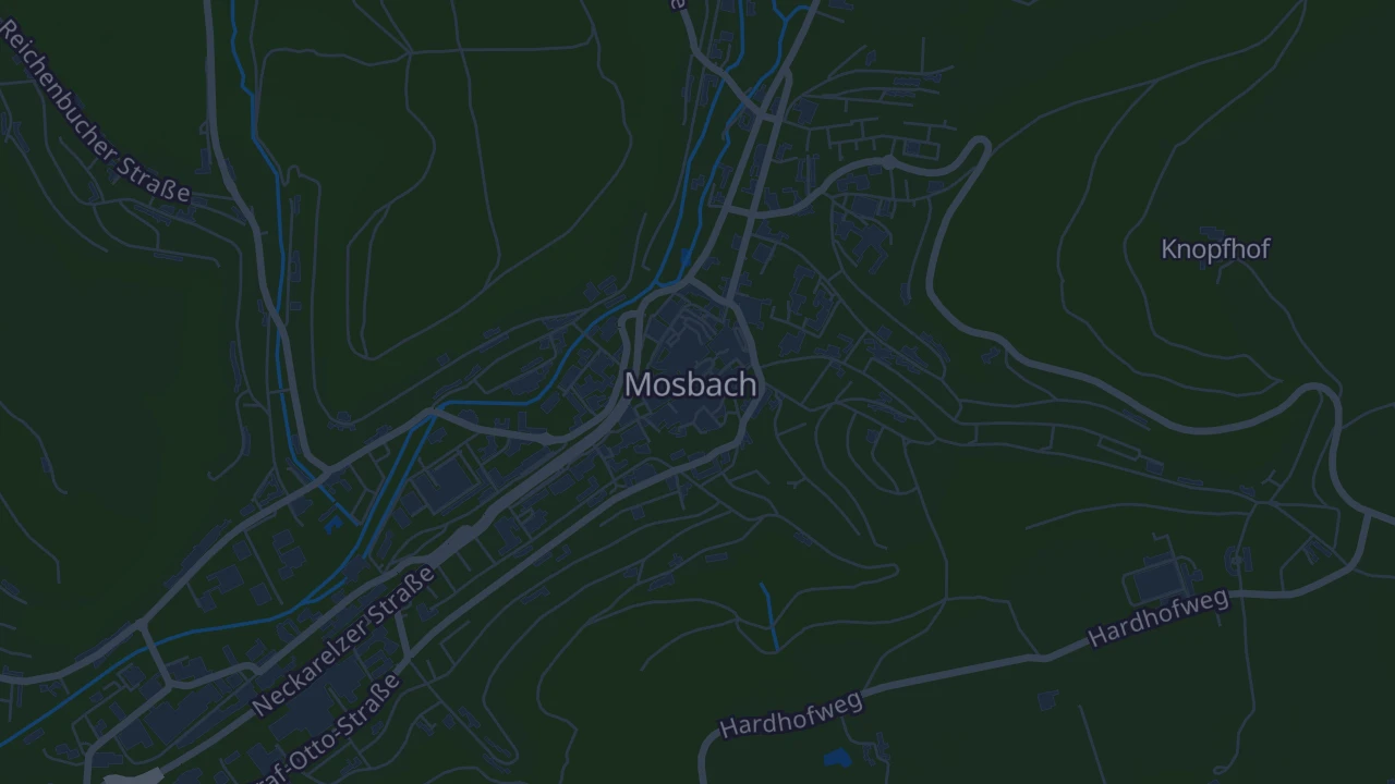 Karte von Mosbach