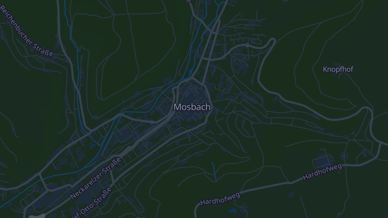 Karte von Mosbach