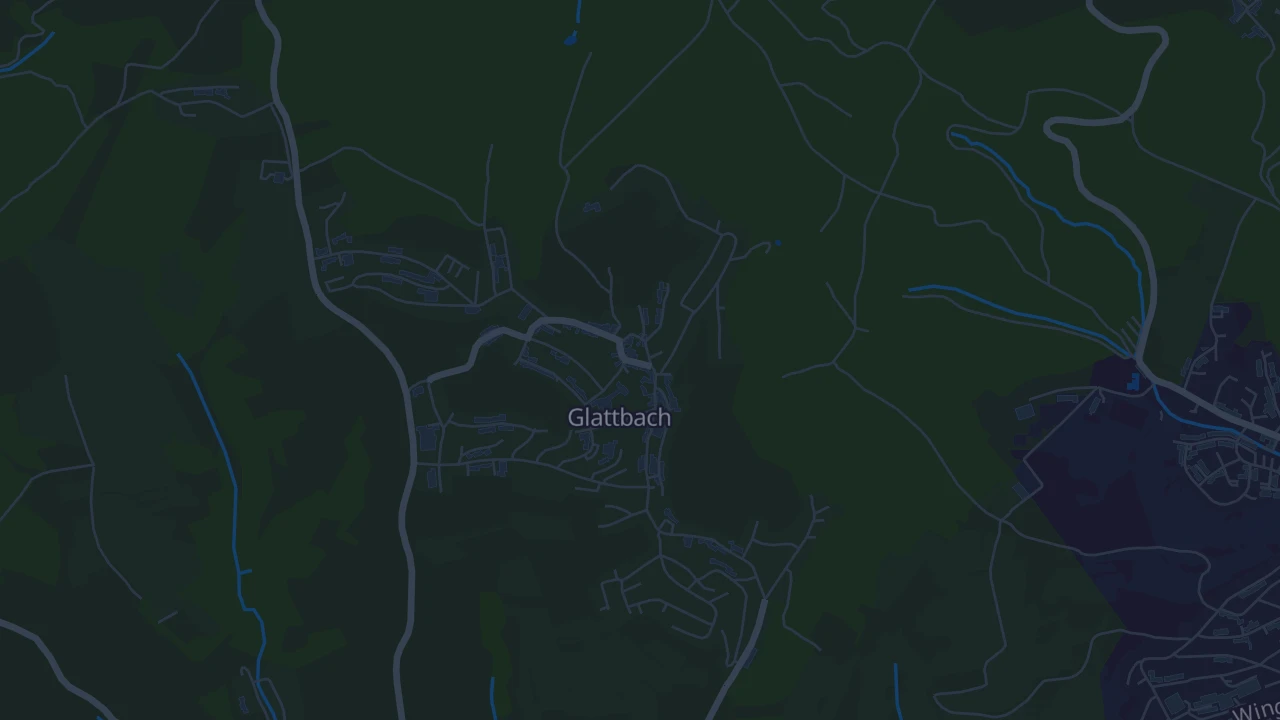 Karte von Glattbach