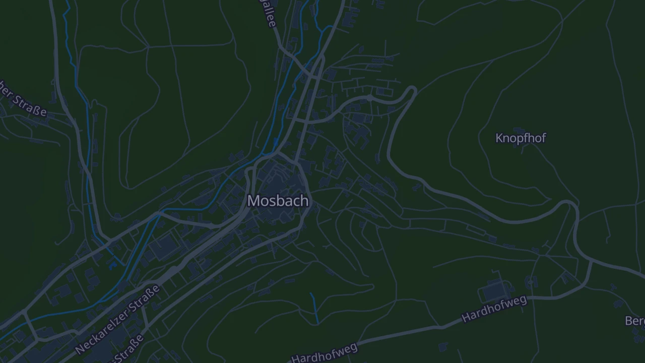 Karte von Mosbach