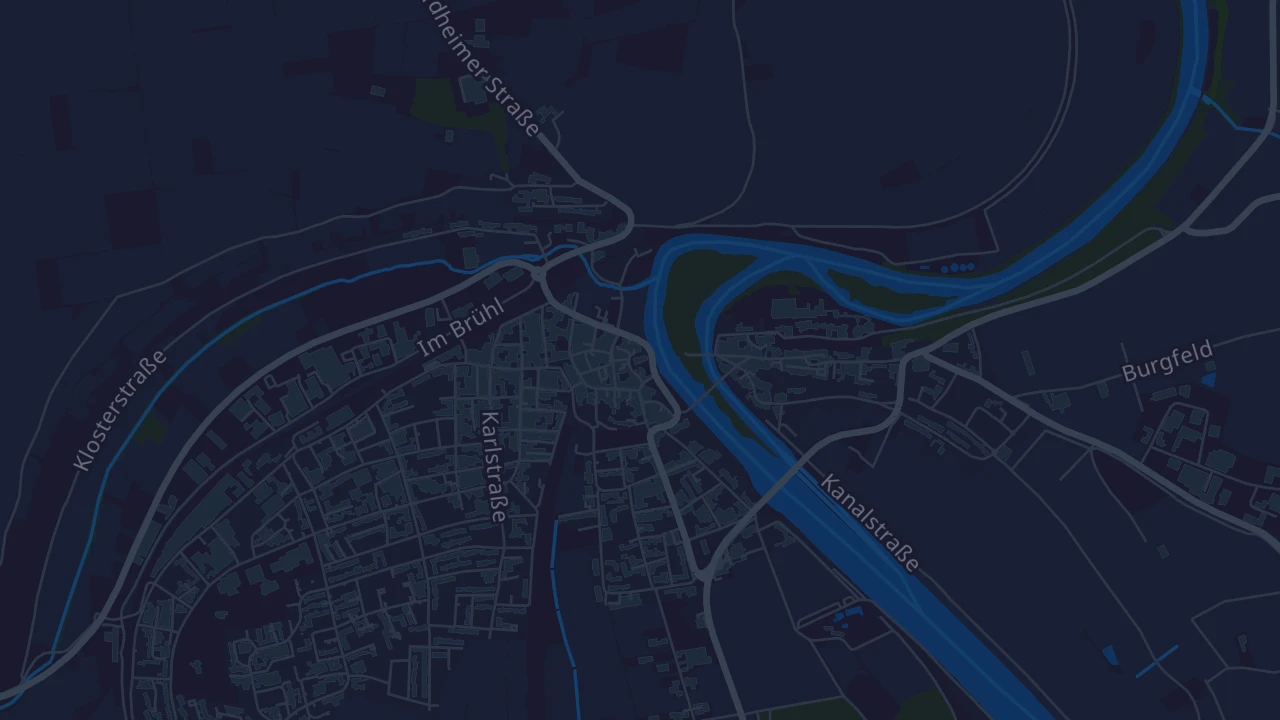 Karte von Lauffen am Neckar