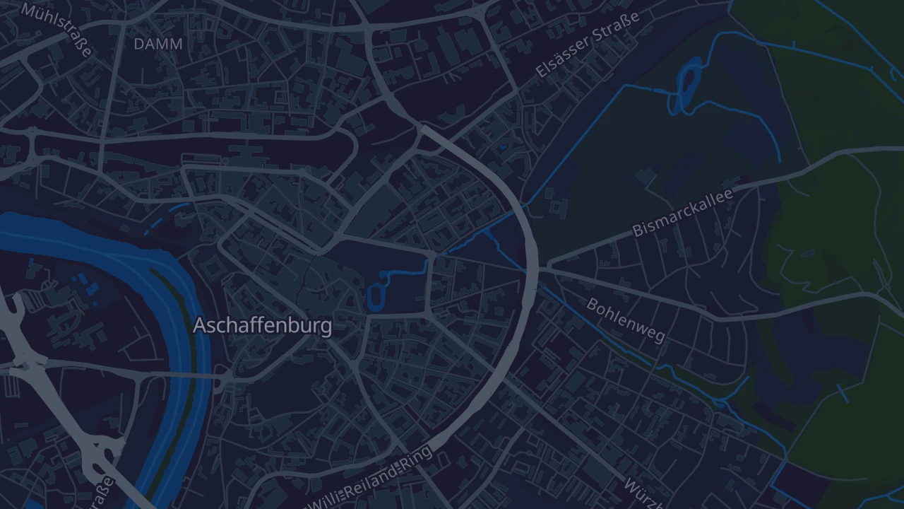 Karte von Aschaffenburg