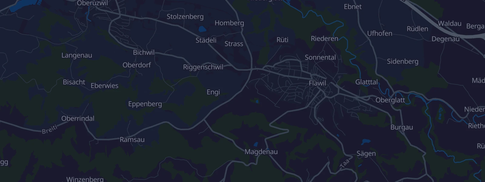 Karte von Flawil