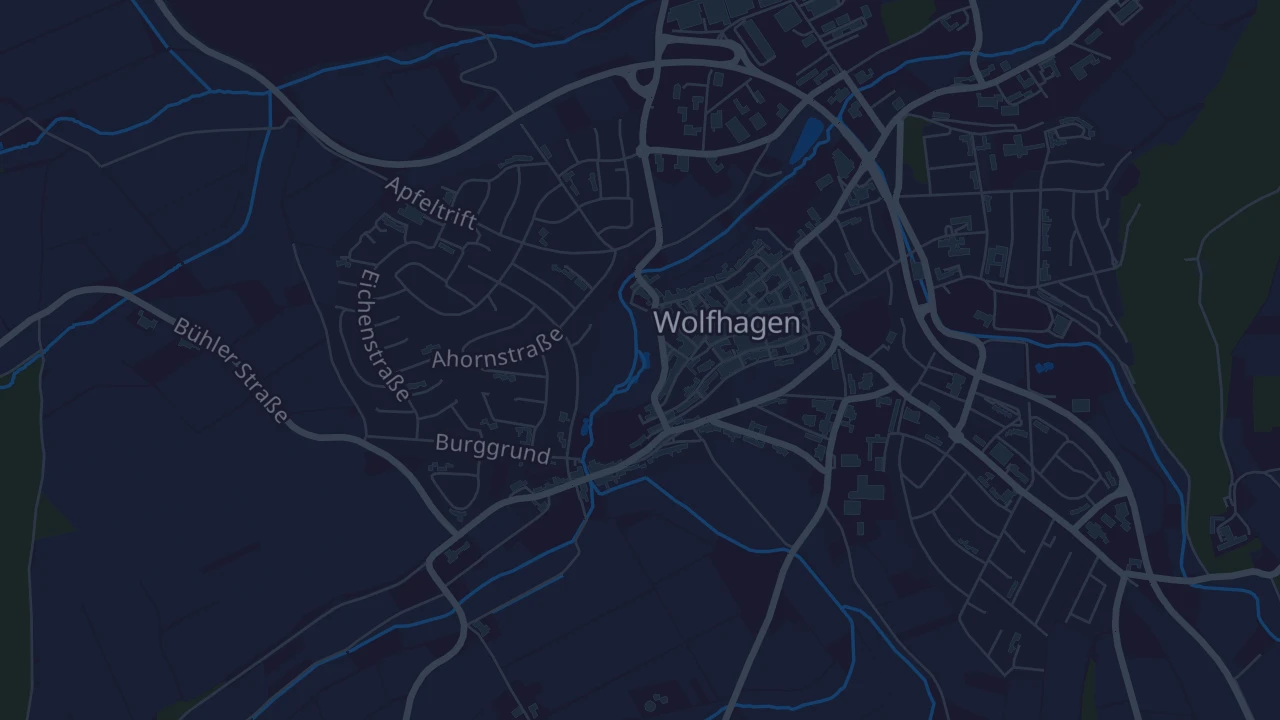 Karte von Wolfhagen