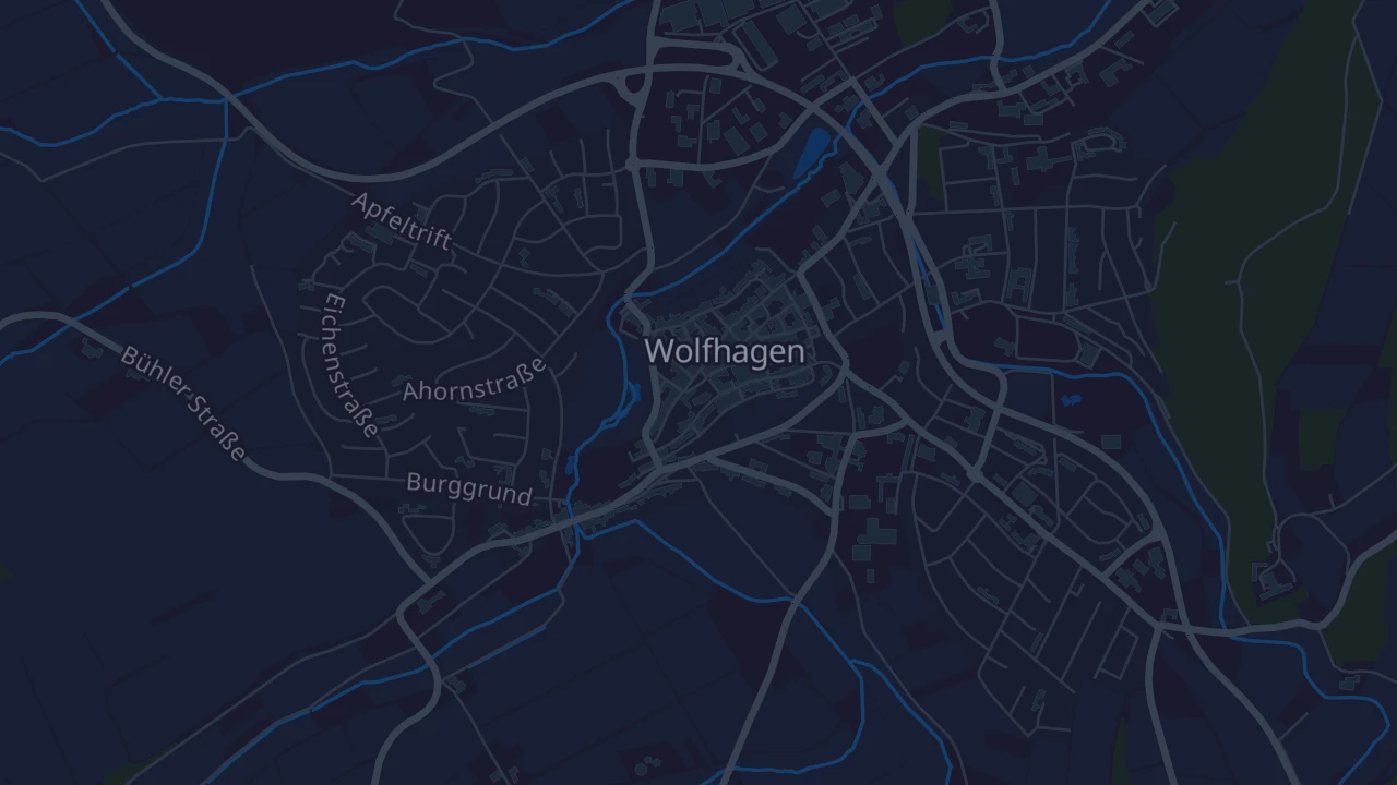 Karte von Wolfhagen