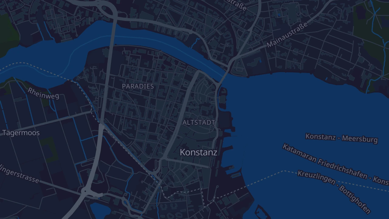 Karte von Konstanz
