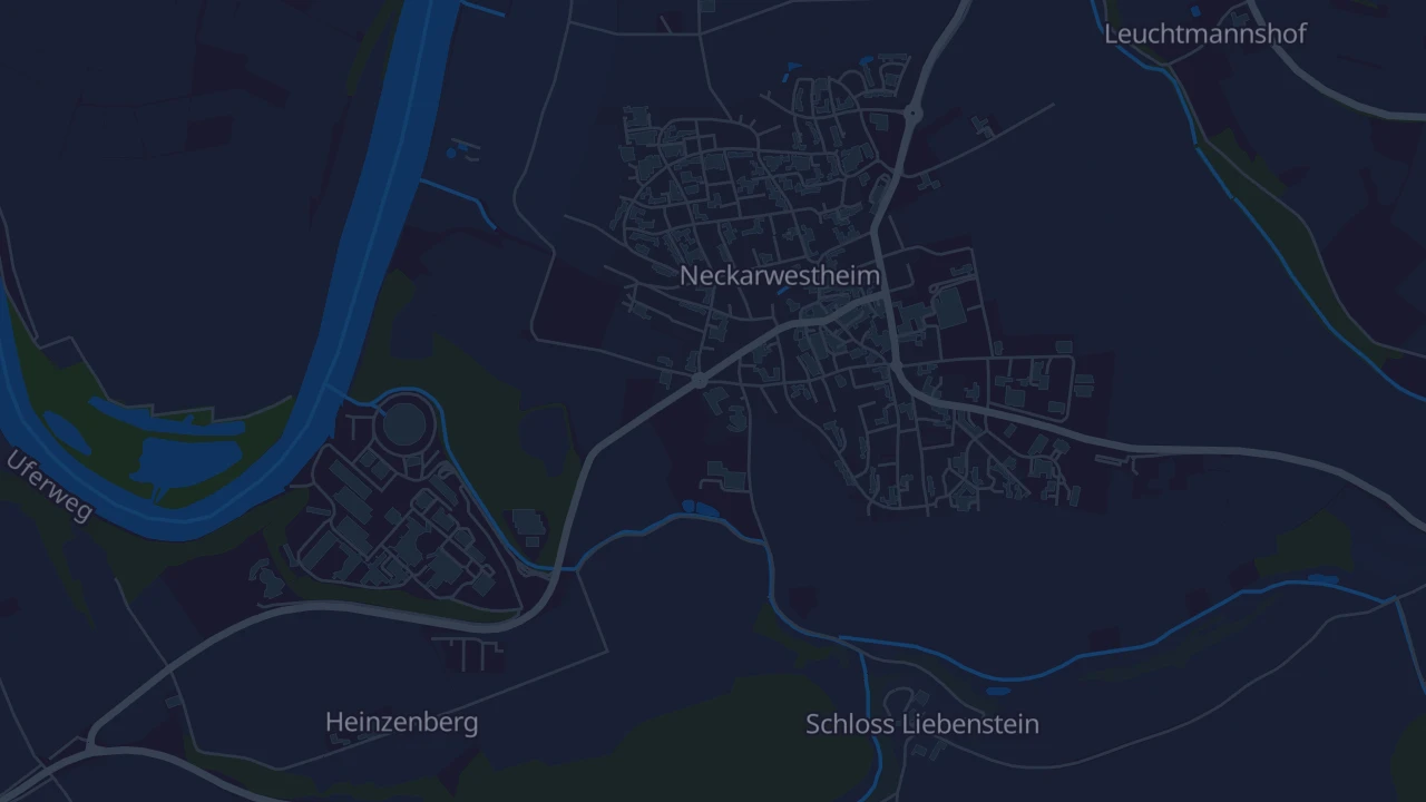 Karte von Neckarwestheim
