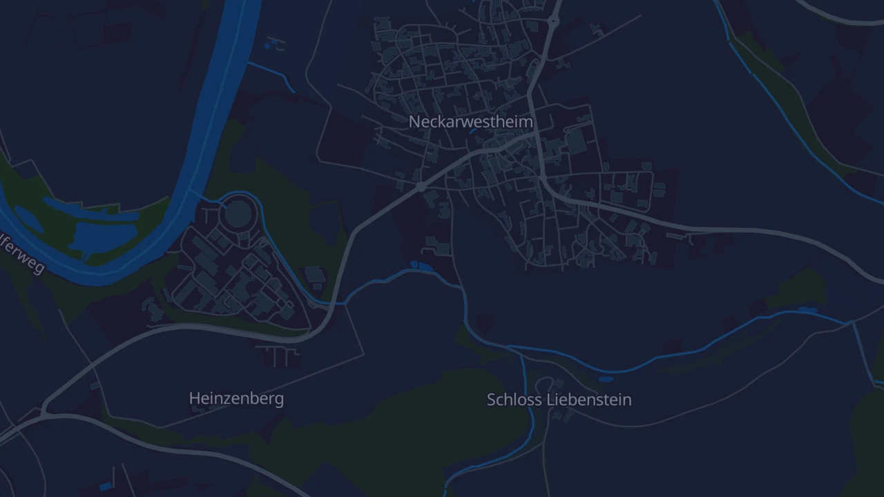 Karte von Neckarwestheim