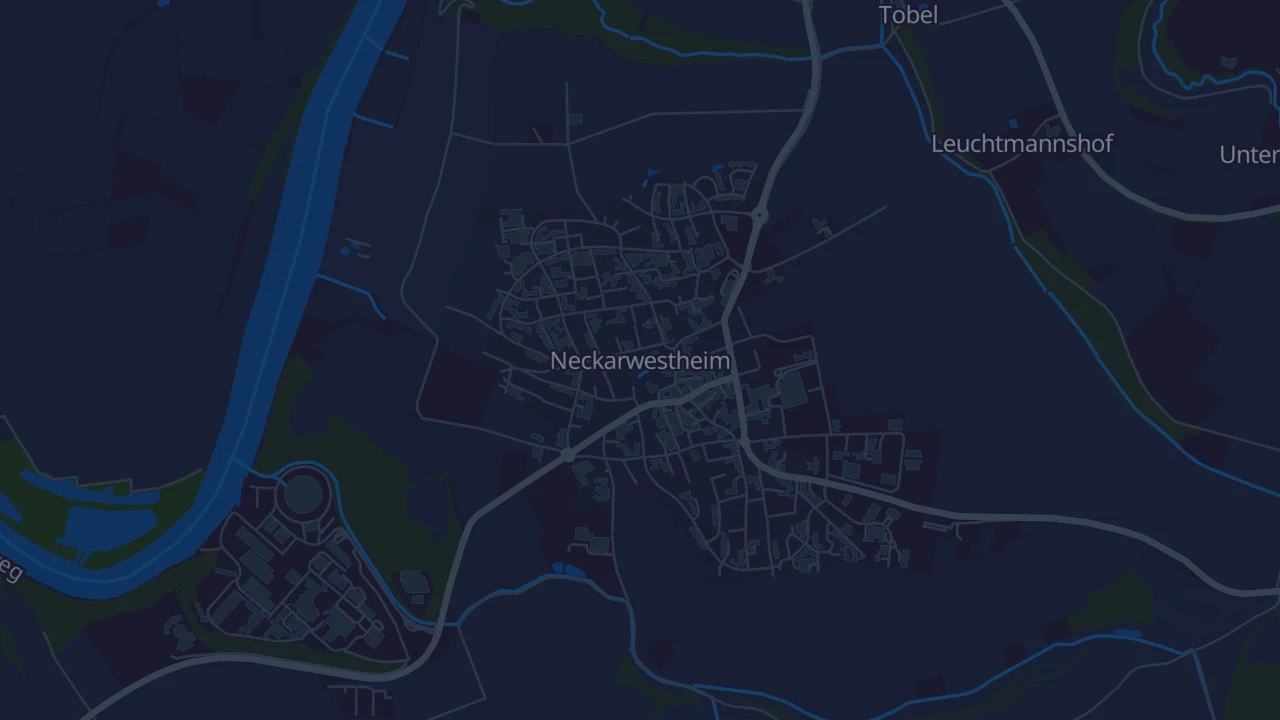 Karte von Neckarwestheim