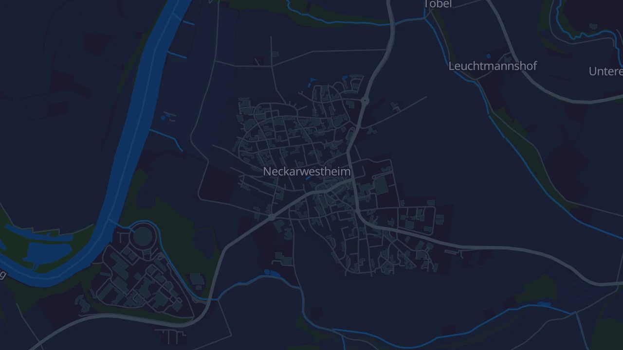 Karte von Neckarwestheim
