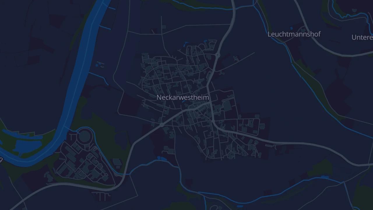 Karte von Neckarwestheim