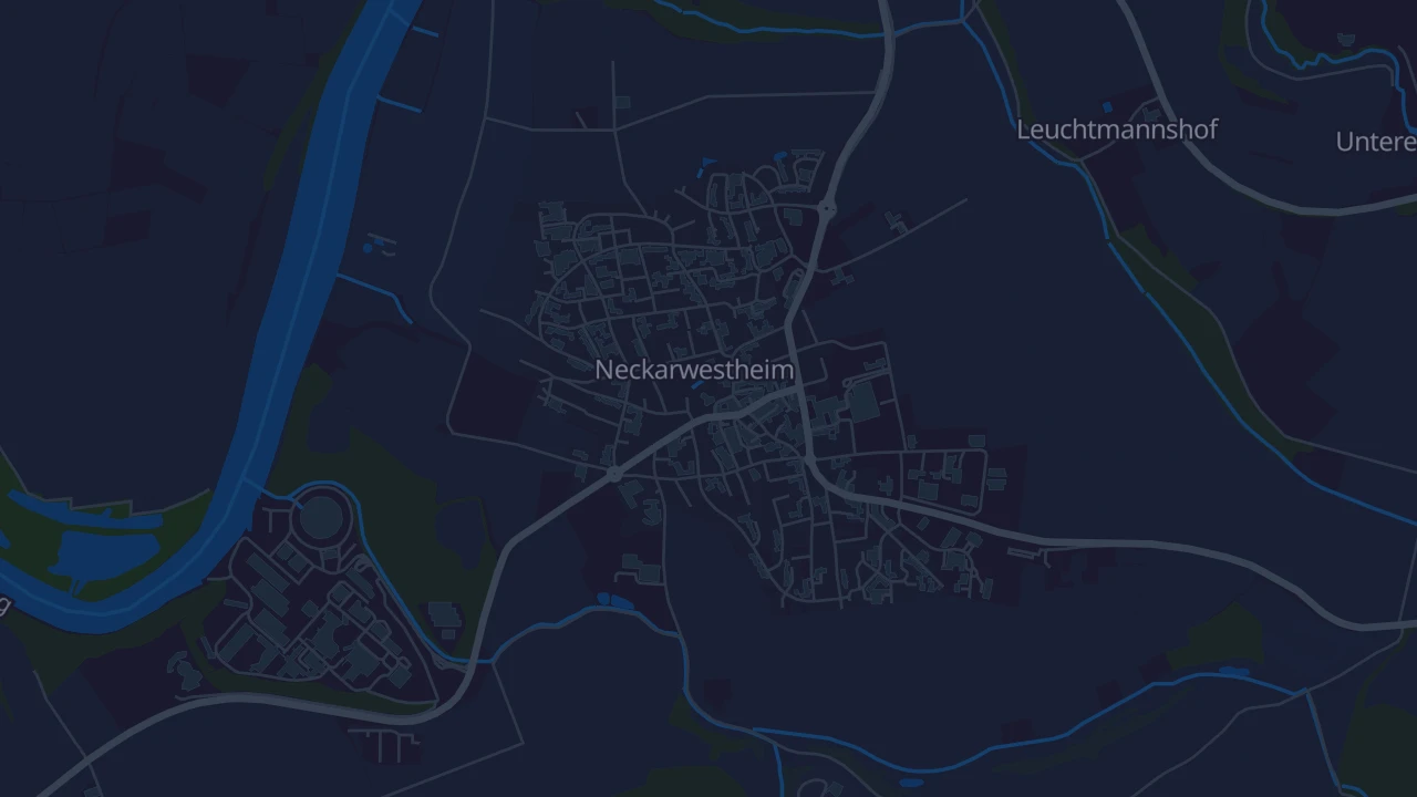 Karte von Neckarwestheim
