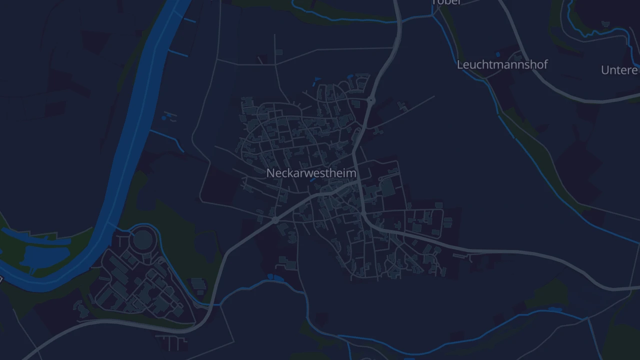 Karte von Neckarwestheim