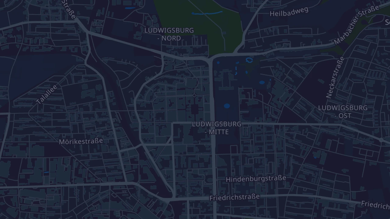 Karte von Ludwigsburg