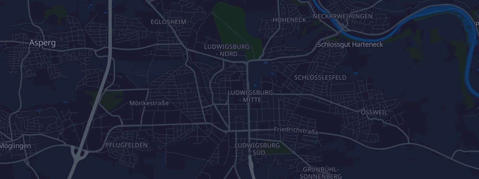 Karte von Ludwigsburg