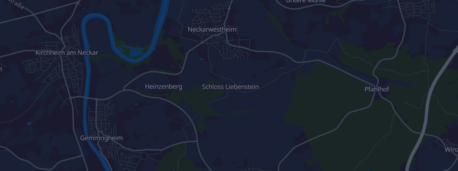 Karte von Neckarwestheim