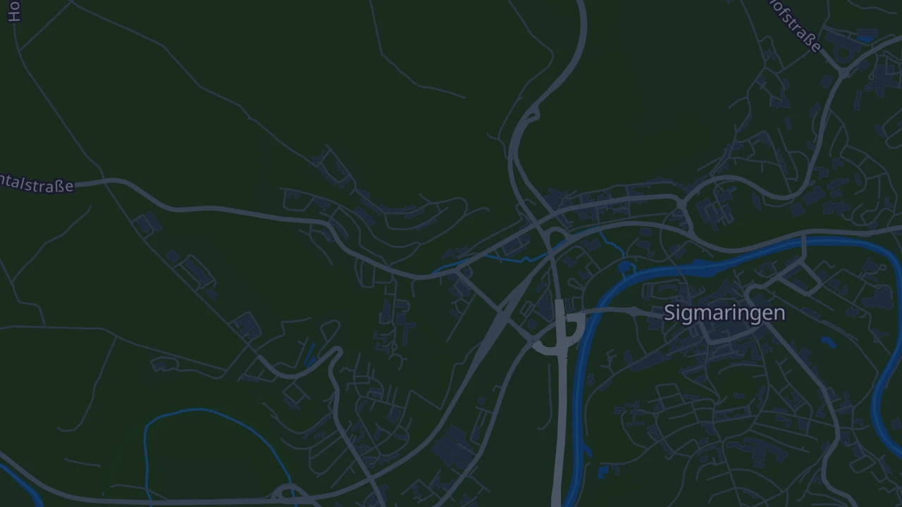 Karte von Sigmaringen