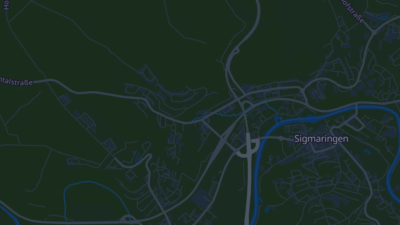 Karte von Sigmaringen