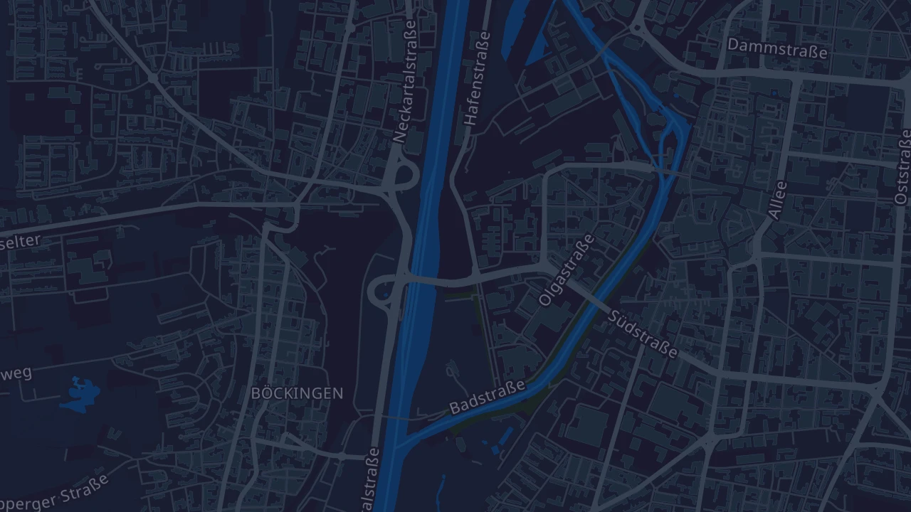 Karte von Heilbronn