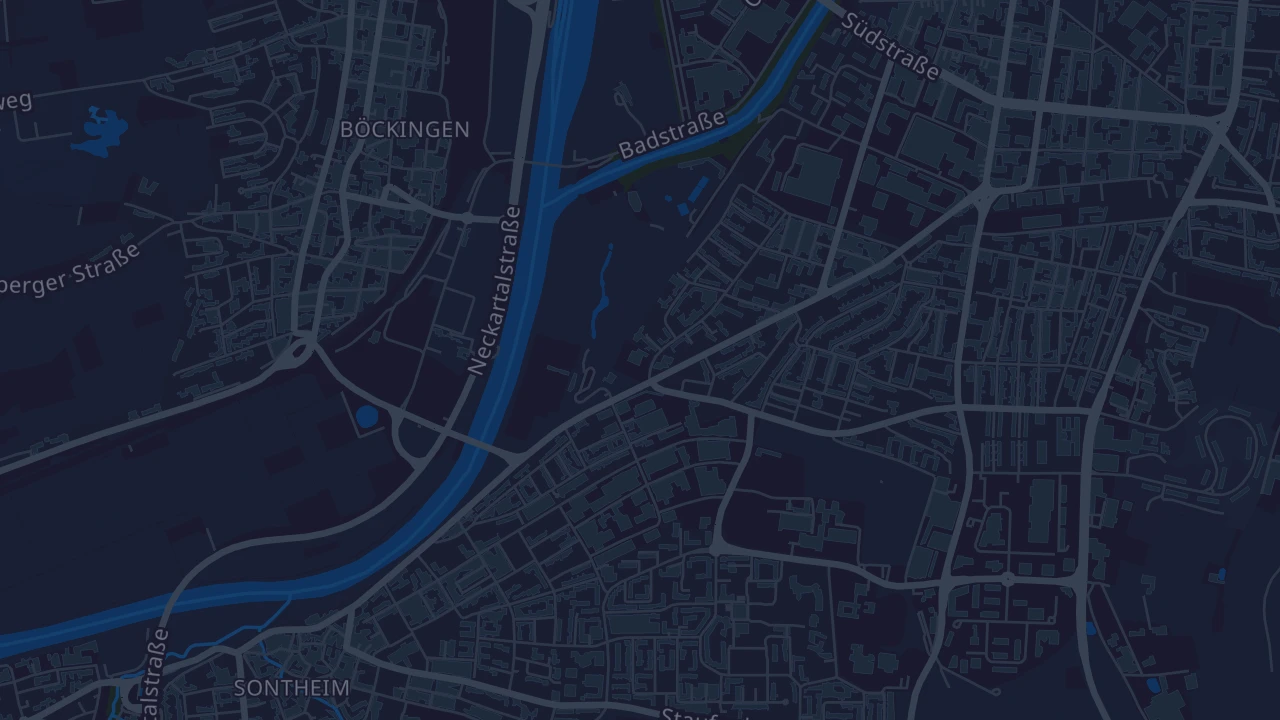 Karte von Heilbronn