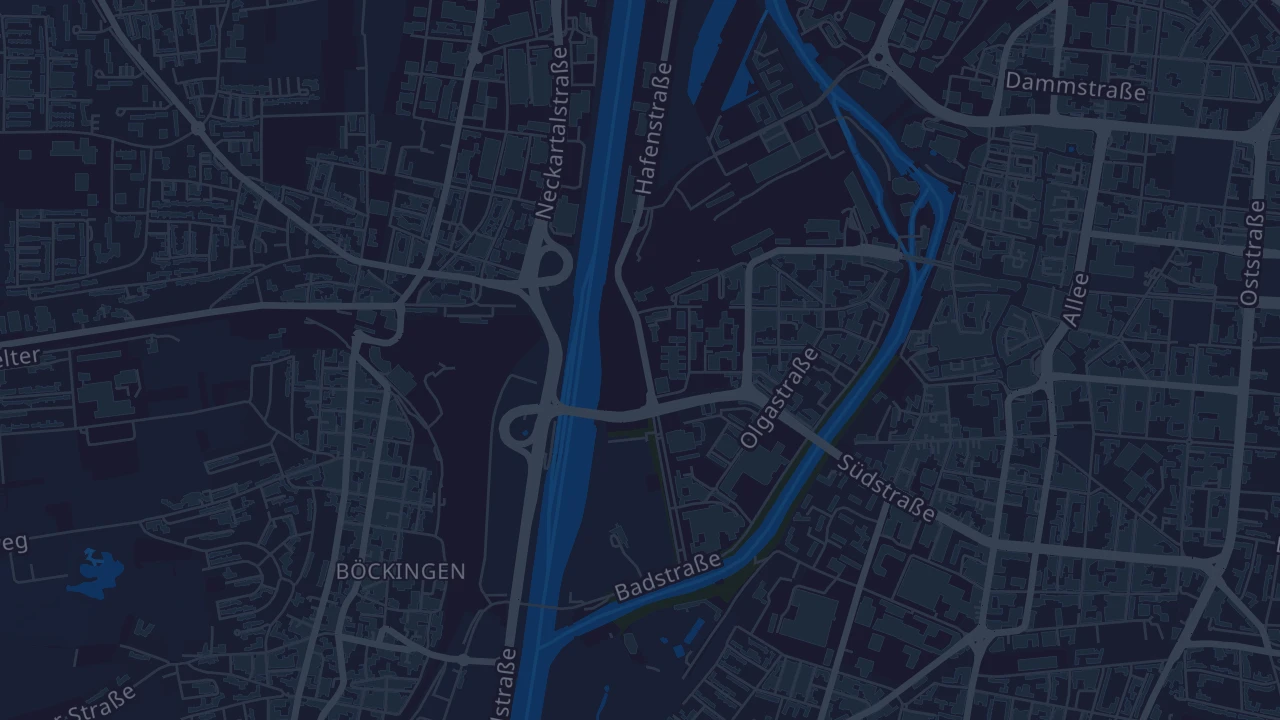 Karte von Heilbronn
