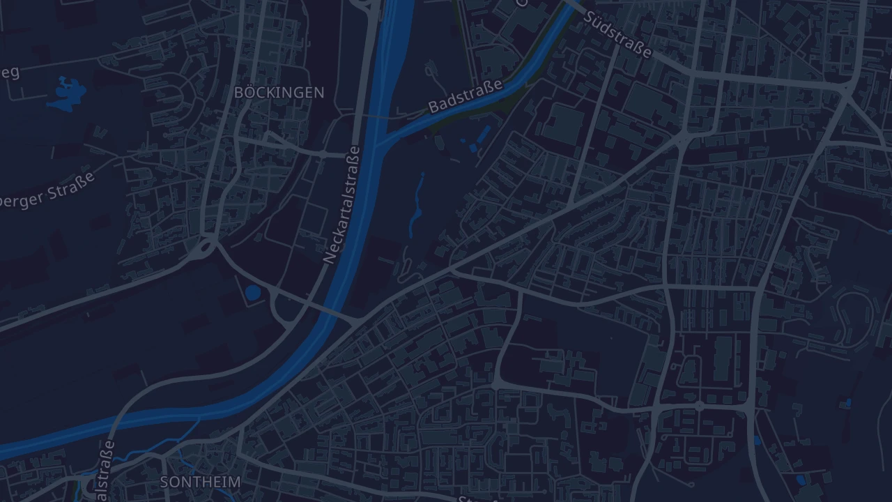 Karte von Heilbronn