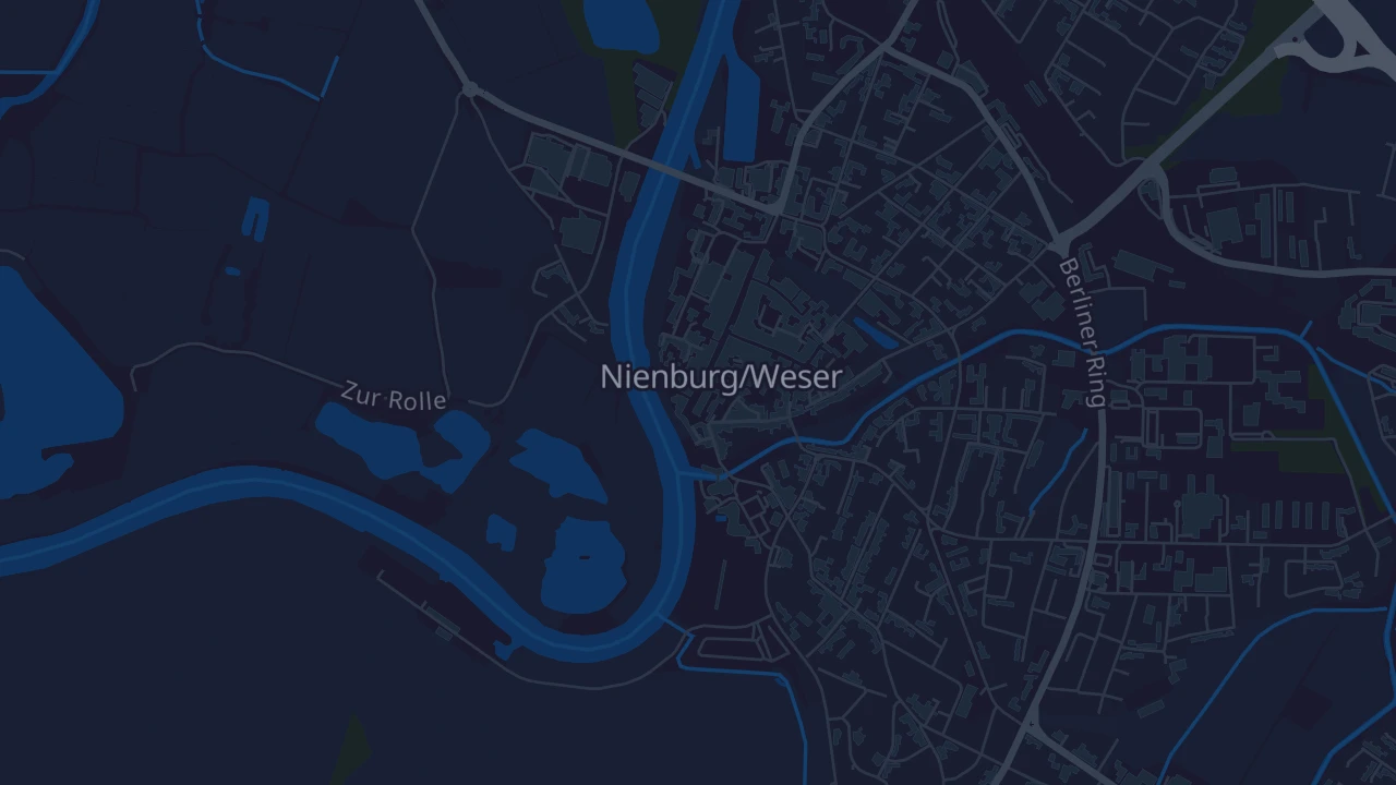 Karte von Nienburg (Weser)
