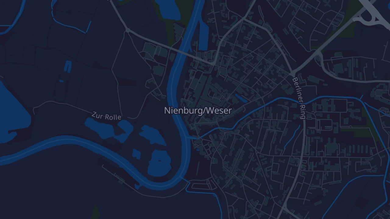 Karte von Nienburg (Weser)